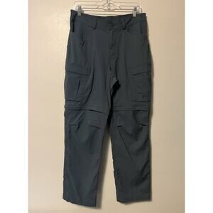 REI Coop Sahara Convertible Pants Mens 36x32 Blue Hiking Outdoor See Measurement